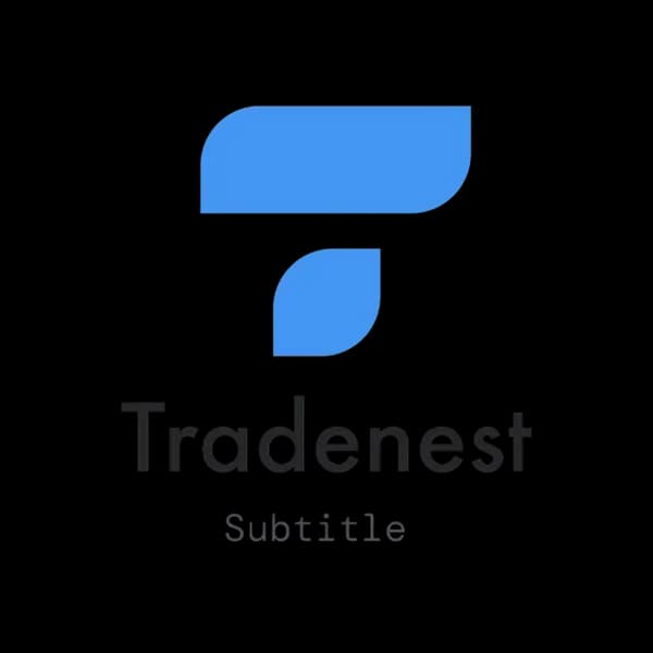 Baby blue letter logo design