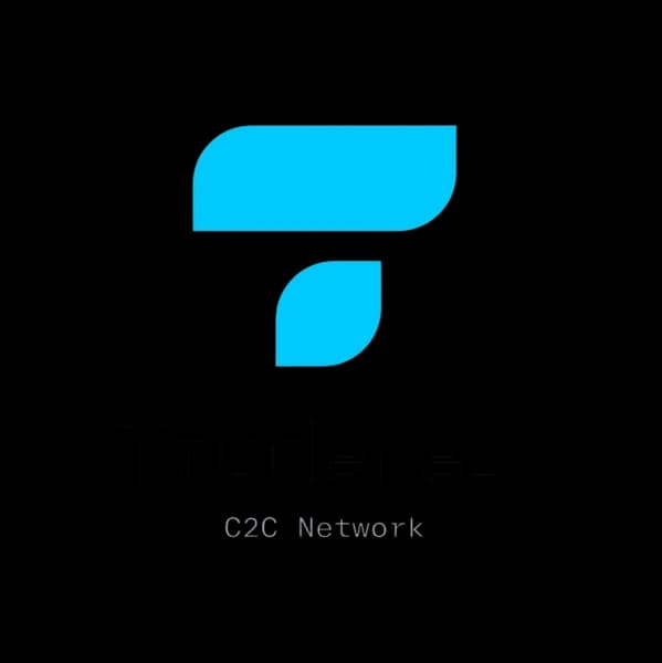 Blue letter logo design