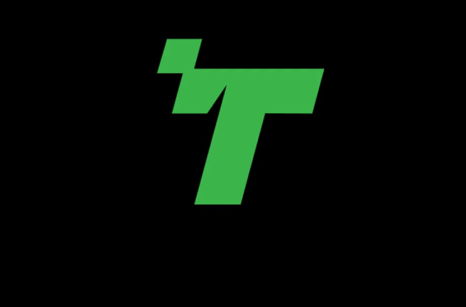 Green letter logo design